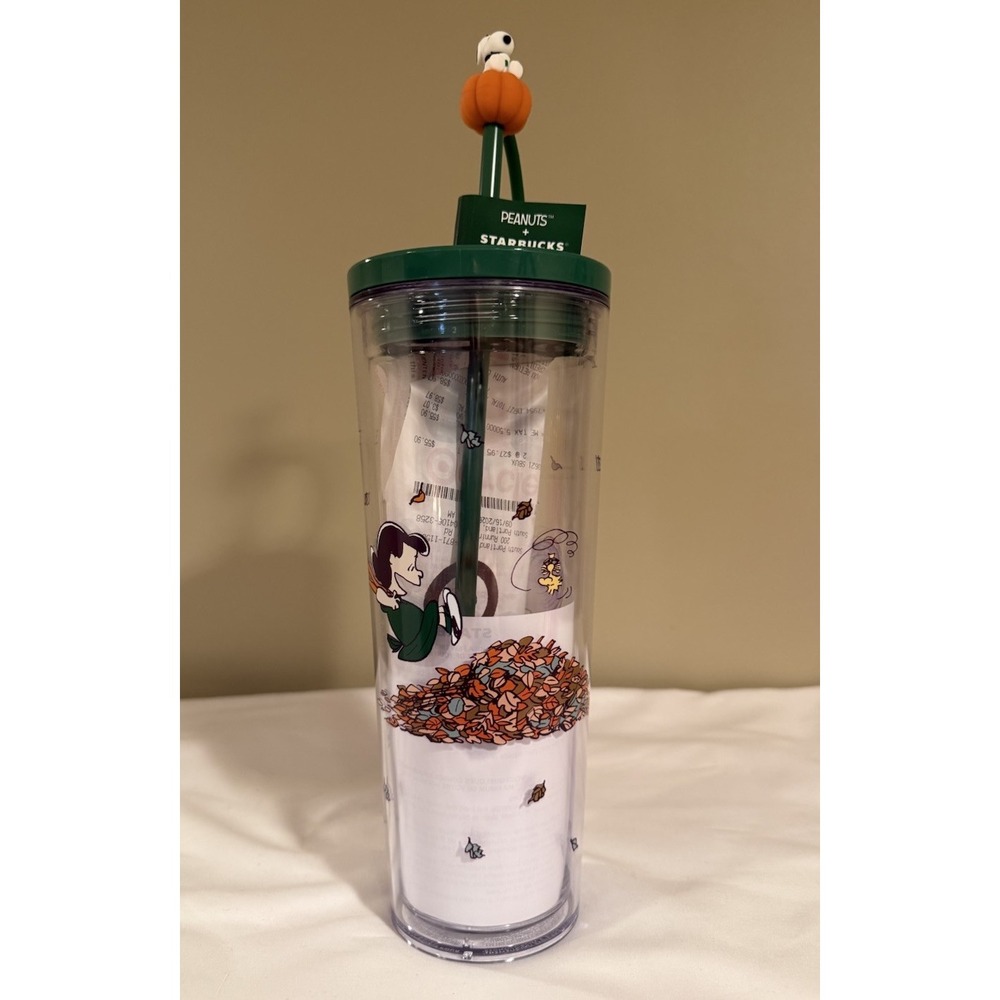 Starbucks x Peanuts Snoopy 24-ounce Cold Cup  Authentic Ships Fast Limited